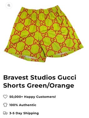 Bravest Studios Athletic Mesh Shorts in Lime Green & Bright Orange